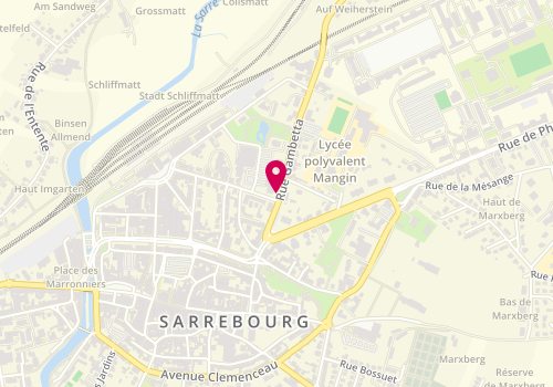 Plan de FOURNIER Jacques, 25 Avenue Gambetta, 57400 Sarrebourg