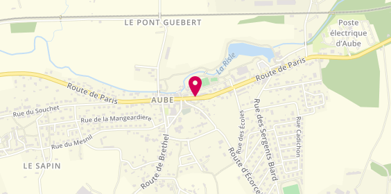 Plan de CHAUVICOURT Michel, 65 Route de Paris, 61270 Aube