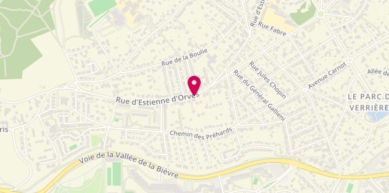 Plan de BODENANT Lucie, 119 Rue d'Estienne d'Orves, 91370 Verrières-le-Buisson