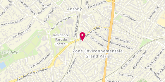 Plan de ITANY Hélène, Avenue Jean Monnet, 92160 Antony