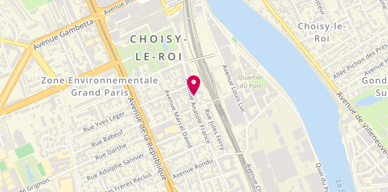 Plan de AGASTIN Laurence, 61 Bis Avenue Anatole France, 94600 Choisy-le-Roi
