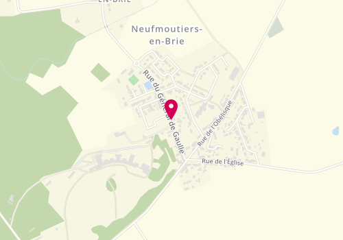 Plan de SIMOES Elodie, 21 Bis Rue General de Gaulle, 77610 Neufmoutiers-en-Brie