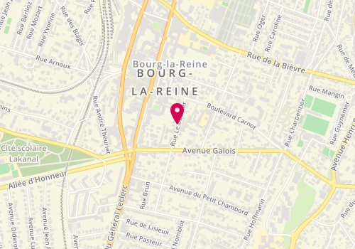 Plan de PINAUD Mireille, 7 Rue le Bouvier, 92340 Bourg-la-Reine
