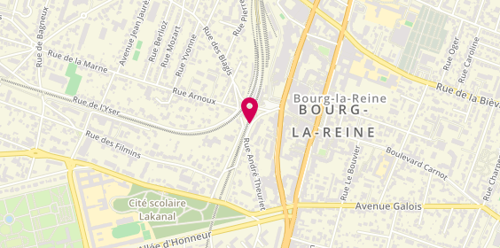 Plan de BLANC-SOCHACKI Laurence, 5 Rue André Theuriet, 92340 Bourg-la-Reine