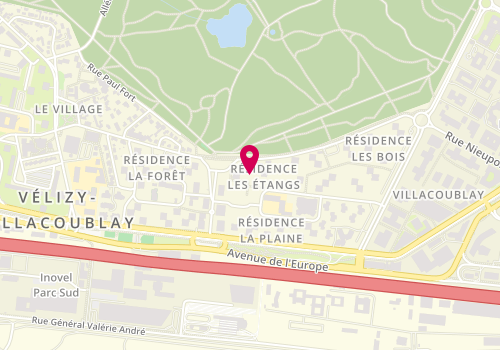 Plan de LORANT ALRIC Dorine, 52 Place Louvois, 78140 Vélizy-Villacoublay