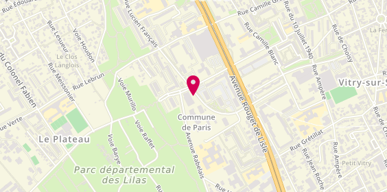 Plan de BARATINY Gwladys, 29 Avenue de la Commune de Paris, 94400 Vitry-sur-Seine