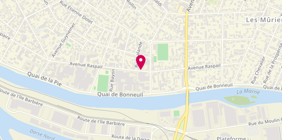 Plan de GUEMEGAH Ayele, 1 Bis Avenue Raspail, 94100 Saint-Maur-des-Fossés