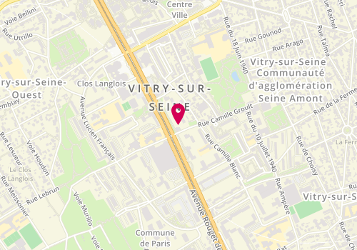 Plan de YANG Alexandra, 120 Rue Camille Groult, 94400 Vitry-sur-Seine