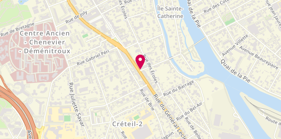 Plan de AURIVEL Jean Claude, 143 Rue du General Leclerc, 94000 Créteil