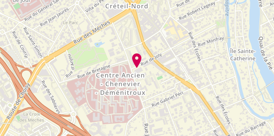 Plan de AUVILLE Julien, 37 Rue de Joly, 94000 Créteil