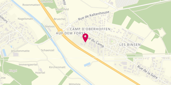 Plan de SANTORO Raphaël, 3 C Rue du Camp, 67240 Oberhoffen-sur-Moder