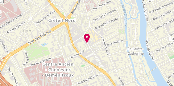 Plan de OUDAHMANE Aldjia, 53 Rue du General Leclerc, 94000 Créteil