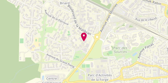 Plan de BOURGEOIS Coralie, 5 Place de la Marliere, 77680 Roissy-en-Brie