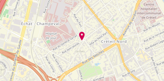 Plan de LIHEOUIL Anne, 34 Rue Jean Jaurès, 94000 Créteil