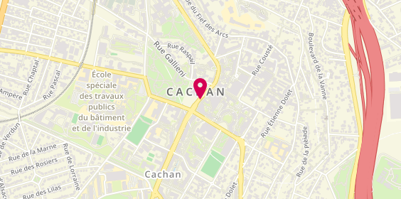 Plan de EL OUARDANI Karima, 5 Rue Camille Desmoulins, 94230 Cachan
