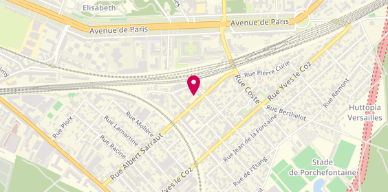 Plan de CHAUVIERE ANNE CÉLINE, 20 Bis Rue Albert Sarraut, 78000 Versailles