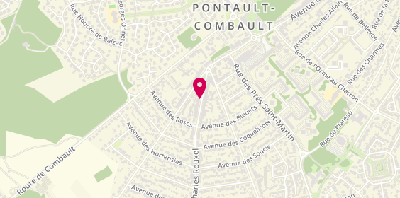 Plan de PRIVAT Charline, 12 Avenue Charles Rouxel, 77340 Pontault-Combault