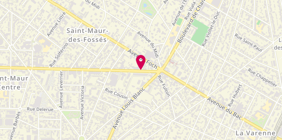 Plan de DAOUADJI MOHAMMED Djelloul, 189 Boulevard de Creteil, 94100 Saint-Maur-des-Fossés
