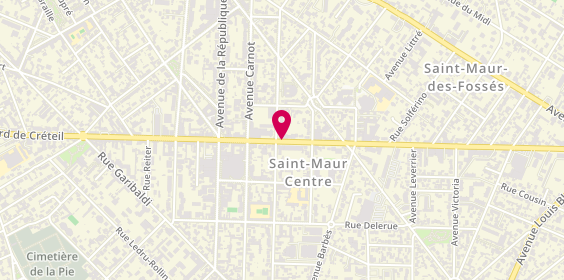 Plan de HEURTEBIZE Sylvaine, 113 Boulevard de Creteil, 94100 Saint-Maur-des-Fossés