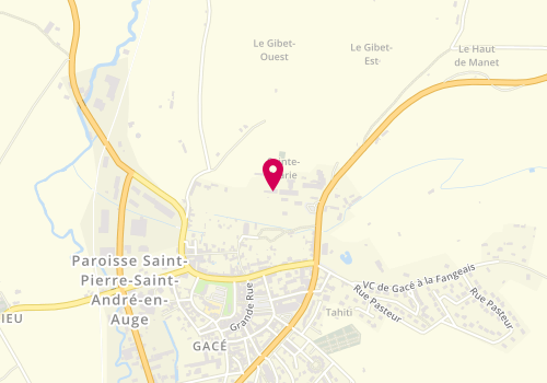 Plan de DELAFOSSE Adélaïde, 39 Route de Rouen, 61230 Gacé