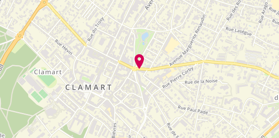 Plan de AJRAM Asman, 6 Rue Chatillon, 92140 Clamart
