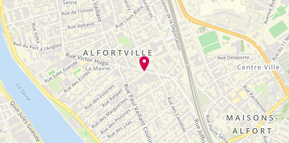 Plan de DORE Aurélie, 52 Rue Victor Hugo, 94140 Alfortville