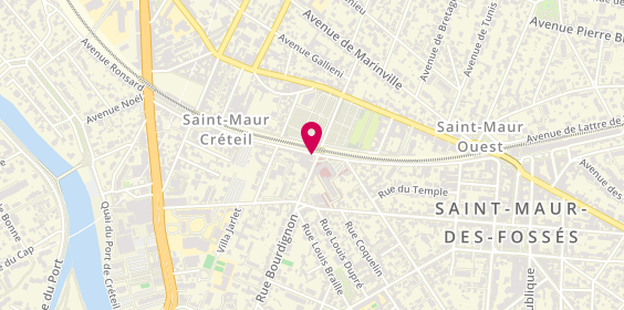 Plan de DELAHERCHE Xavier, 46 Rue d'Alsace Lorraine, 94100 Saint-Maur-des-Fossés