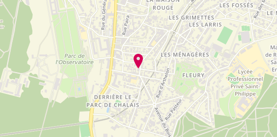 Plan de KERAMBELLEC Philippe, 4 Rue Roudier, 92190 Meudon
