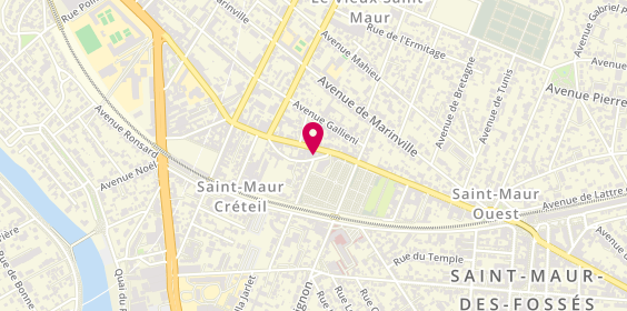 Plan de COELHO Marina, 53 Rue de la Varenne, 94100 Saint-Maur-des-Fossés