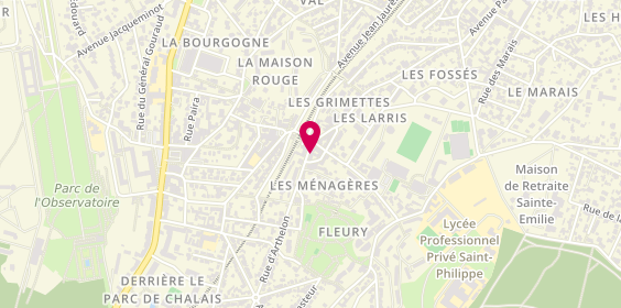 Plan de LALES Sandrine, 24 Rue Banes, 92190 Meudon