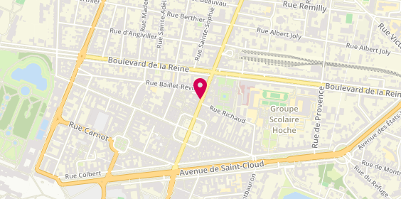 Plan de MATIGNON Alexandra, 33 Rue du Marechal Foch, 78000 Versailles