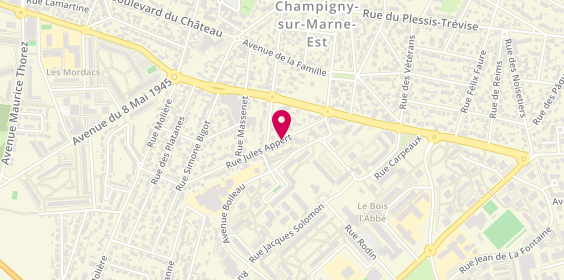 Plan de BA Bounasse, 29 Rue Jules Appert, 94500 Champigny-sur-Marne