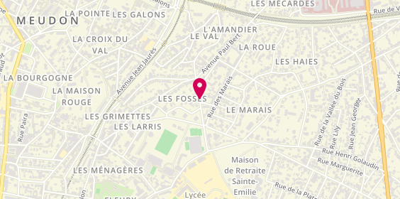 Plan de DESCAMPS Valérie, 55 Rue de la Belgique, 92190 Meudon