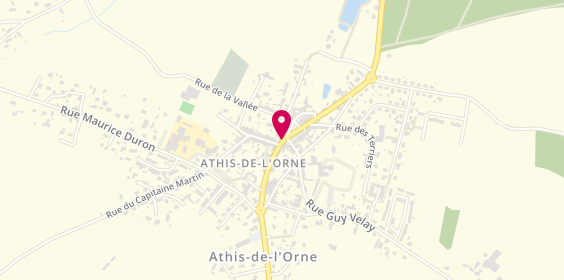 Plan de DUFRESNE Amélie, 3 Place Saint Vigor, 61430 Athis-Val-de-Rouvre