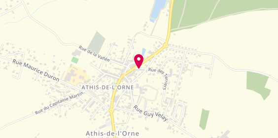 Plan de FROC Carine, 1 Rue des Terriers, 61430 Athis-Val-de-Rouvre