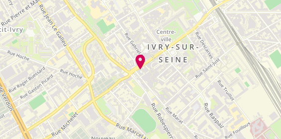 Plan de FONTAINE Joachim, 105 Avenue Georges Gosnat, 94200 Ivry-sur-Seine