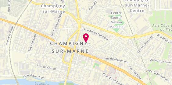 Plan de TARK Christine, 15 Rue Albert Vinçon, 94500 Champigny-sur-Marne