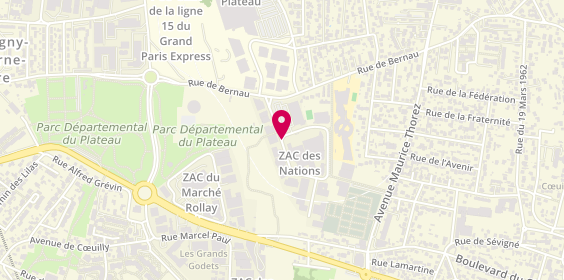 Plan de TOURBI Najoua, 137 Rue du Professeur Paul Milliez, 94500 Champigny-sur-Marne