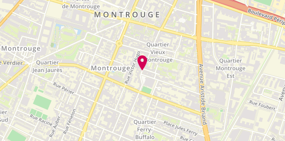 Plan de TIJOUX-MOISAN Karine, 85 Avenue Henri Ginoux, 92120 Montrouge
