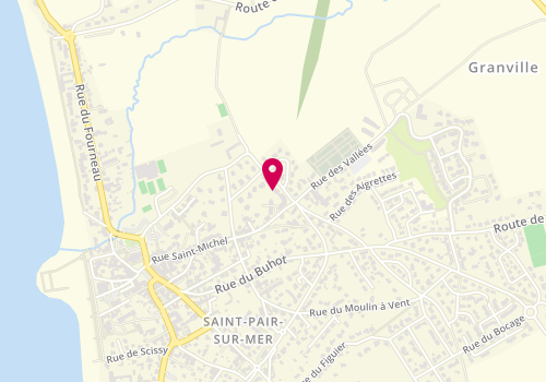 Plan de FAURE Isabelle, 437 Rue du Vieux Château, 50380 Saint-Pair-sur-Mer