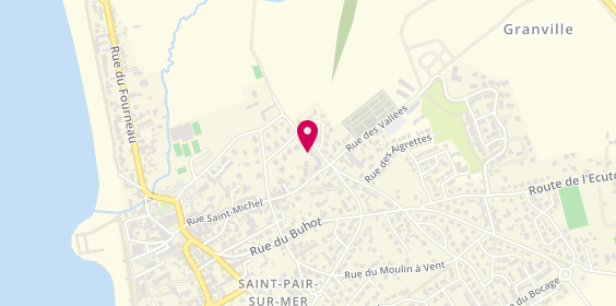 Plan de LEVEQUE Elodie, 437 Rue Vieux Château, 50380 Saint-Pair-sur-Mer