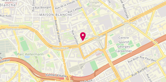 Plan de JIOLAT Frédéric, 142 Boulevard Massena, 75013 Paris