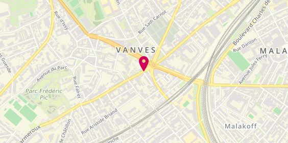 Plan de VIGROUX Amandine, 62 Rue Raymond Marcheron, 92170 Vanves