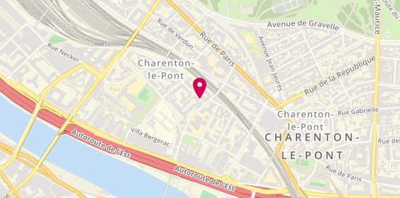 Plan de DJEGOU Sandrine, 1 Bis Rue Jean Pigeon, 94220 Charenton-le-Pont