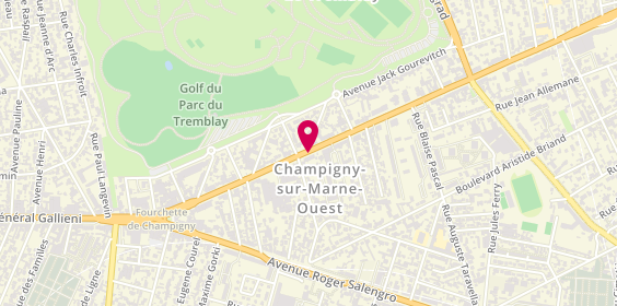 Plan de HERNANDEZ Caroline, 60 Avenue du General de Gaulle, 94500 Champigny-sur-Marne