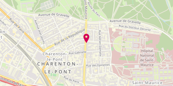 Plan de ATIGOSSOU Martial, 54 Avenue du Marechal Lattre de Tassigny, 94410 Saint-Maurice