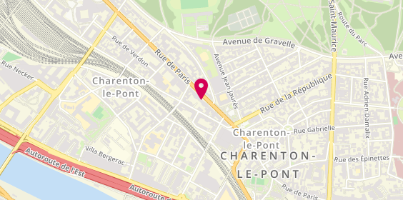 Plan de Monseau Annie-Caroline, 93 Rue de Paris, 94220 Charenton-le-Pont
