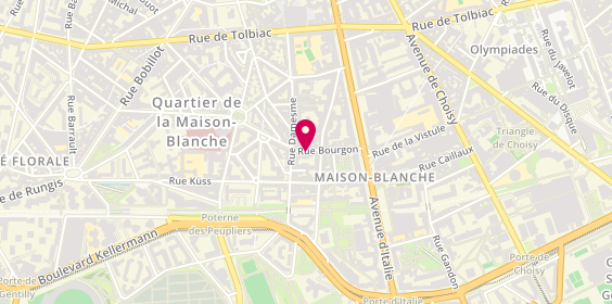 Plan de LANDELLE Anne Sophie, 29 Rue Bourgon, 75013 Paris