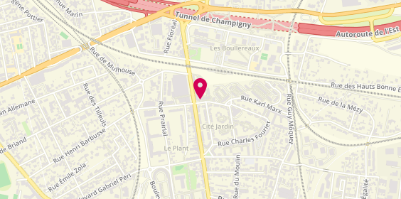 Plan de HEVIN Mélanie, 3 Place Louis Loucher, 94500 Champigny-sur-Marne
