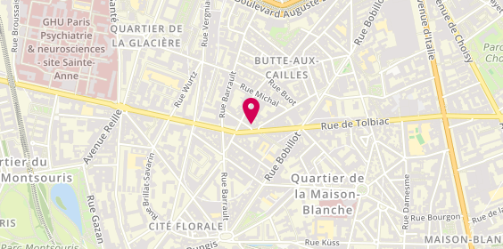 Plan de BENDALI BLATTE Anny, 14 Rue de la Providence, 75013 Paris